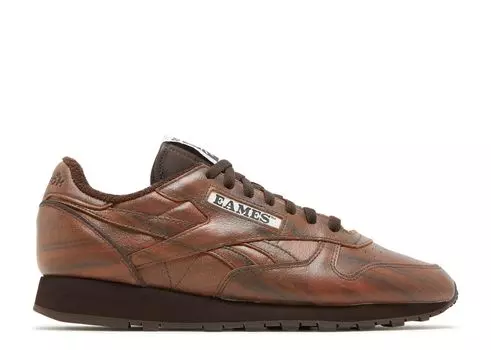 Кроссовки Reebok Eames Office X Classic Leather 'Rosewood', коричневый