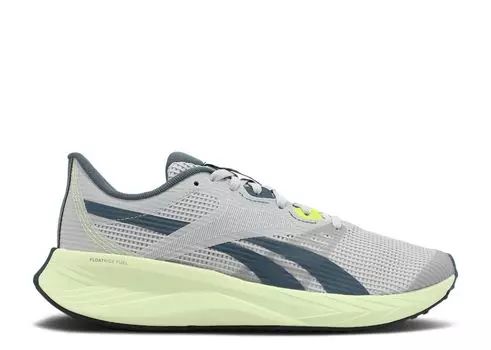 Кроссовки Reebok Energen Tech Plus 'Light Solid Grey Laser Lime', серый
