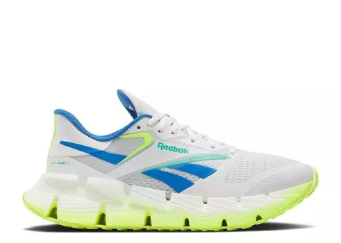 Кроссовки Reebok FloatZig 1, цвет White Digital Lime Blue