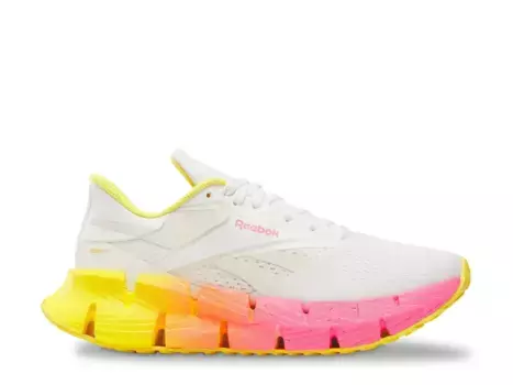 Кроссовки Reebok FloatZig 1 Running Shoe — женские, кремово-белые/розовые/желтые