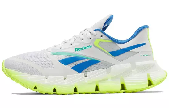 Кроссовки Reebok FloatZig 1 'White Digital Lime Blue', серый/синий