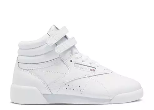 Кроссовки Reebok Freestyle High Little Kid 'Triple White', белый