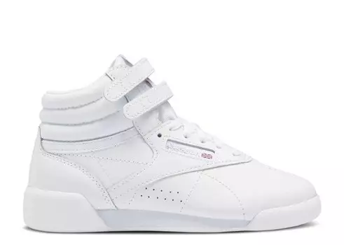 Кроссовки Reebok Freestyle High Little Kid 'Triple White', белый