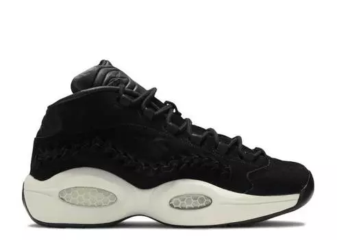 Кроссовки Reebok HALL OF FAME X QUESTION MID 'BLACK BRAID', черный