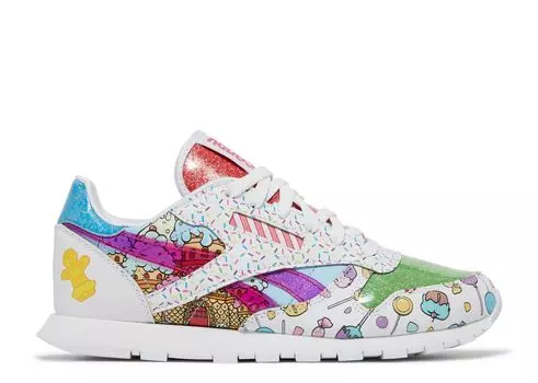 Кроссовки Reebok Hasbro X Classic Leather Big Kid 'Candy Land', разноцветный