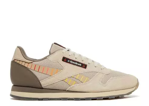 Кроссовки Reebok Hot Ones X Classic Leather 'Scoville Levels', кремовый