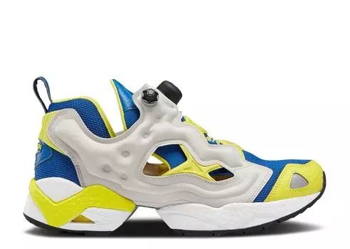 Кроссовки Reebok Instapump Fury 95 'Impact Blue Bright Yellow', синий