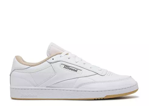Кроссовки Reebok Jjjjound X Club C 85 'White Gum', белый