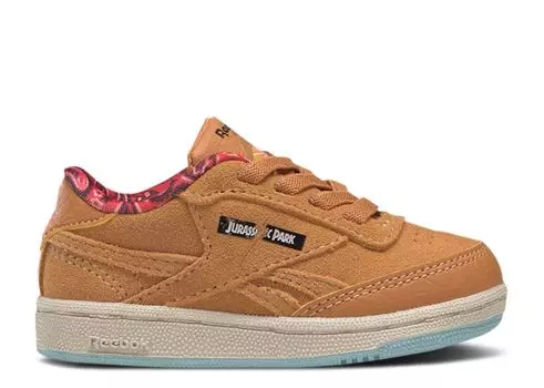 Кроссовки Reebok Jurassic Park X Club C 85 Toddler 'Dr. Alan Grant', коричневый