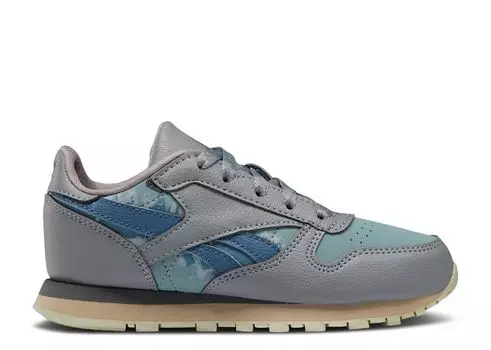 Кроссовки Reebok Jurassic World X Classic Leather Little Kid, цвет Blue And Beta