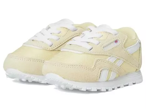 Кроссовки Reebok Kids Classic Nylon, цвет Bleached Yellow/White