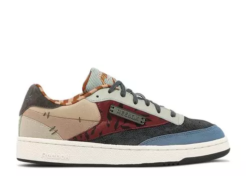 Кроссовки Reebok Kung Fu Panda X Club C 85 'Patchwork', разноцветный