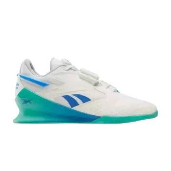 Кроссовки Reebok Legacy Lifter 3 Chalk Unleashed Green Blue, кремовый