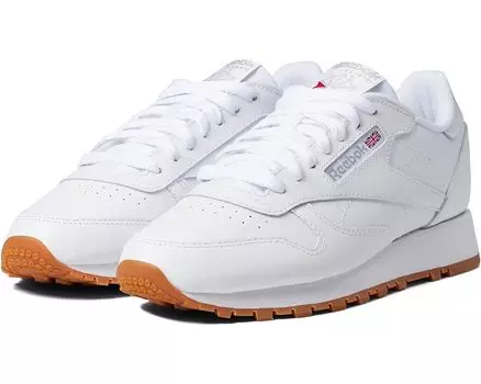 Кроссовки Reebok Lifestyle Classic Leather, цвет White/Pure Grey/Gum