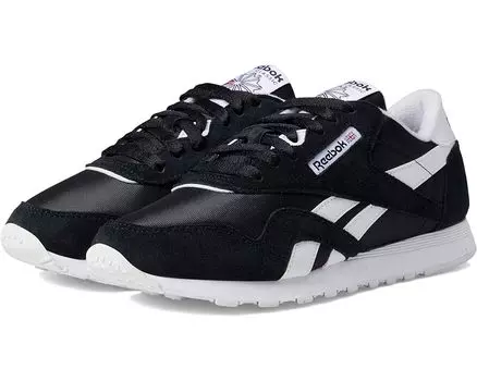 Кроссовки Reebok Lifestyle Classic Nylon, цвет Black/White