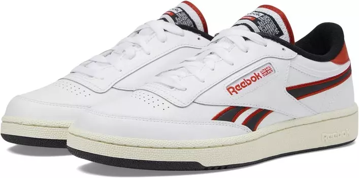 Кроссовки Reebok Lifestyle Club C Revenge, цвет White/Vector Red/Black