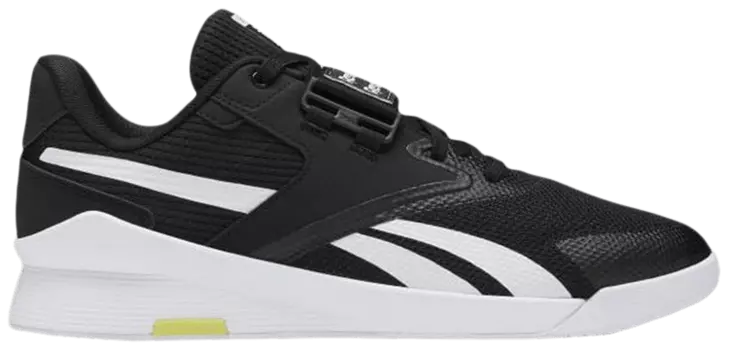 Кроссовки Reebok Lifter PR 2 'Black White Chartreuse', черный