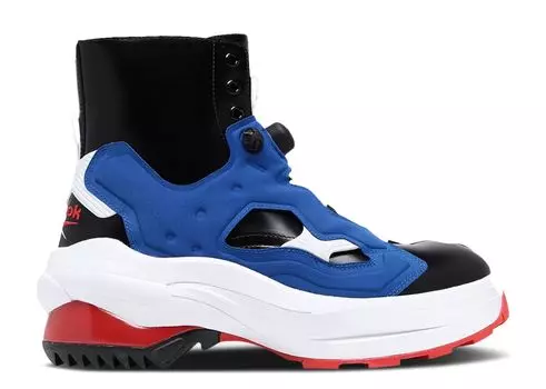 Кроссовки Reebok Maison Margiela X Instapump Fury Tabi 'Black Vector Blue', черный