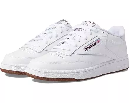 Кроссовки Reebok Men's Club C 85, цвет White/Trail Brown