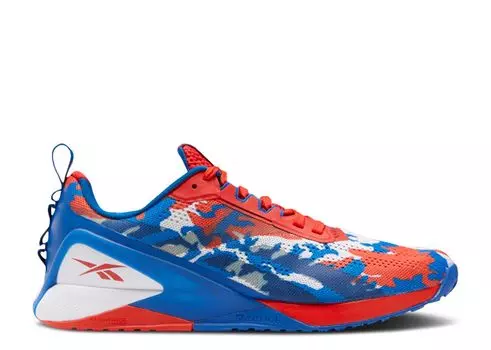 Кроссовки Reebok Nano X1 'Red Blue Camo', синий