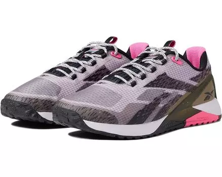Кроссовки Reebok Nano X1 TR Adventure, цвет Quartz Glow/Black/Atomic Pink