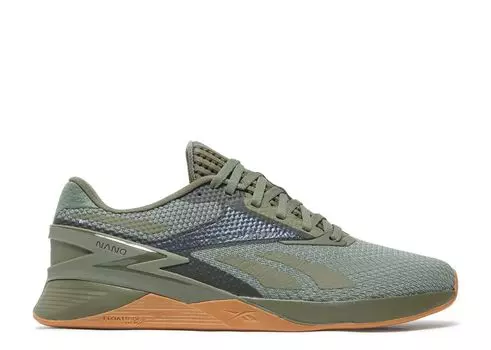 Кроссовки Reebok Nano X3 'Hunter Green Gum', зеленый