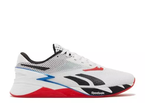 Кроссовки Reebok Nano X3 'White Blue Red', белый
