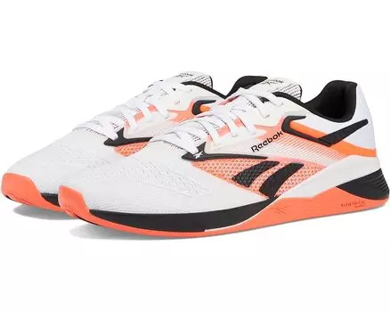 Кроссовки Reebok Nano X4, цвет White/Black/Orange Flare