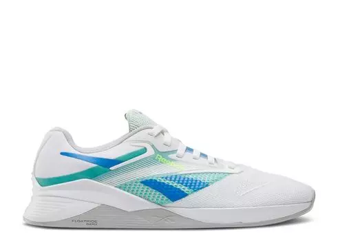 Кроссовки Reebok Nano X4, цвет White Unleashed Green
