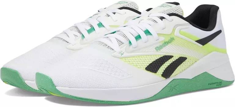 Кроссовки Reebok Nano X4, цвет White/Yellow/Sport Green