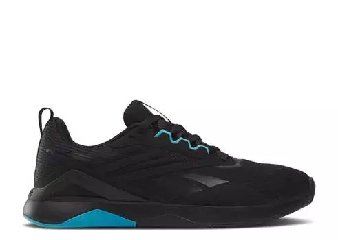 Кроссовки Reebok Nanoflex Tr 2.0 'Black Bold Cyan', черный