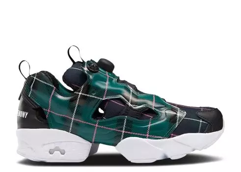 Кроссовки Reebok Opening Ceremony X Instapump Fury Og 'Green Plaid', зеленый