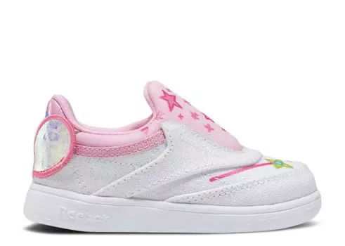 Кроссовки Reebok Peppa Pig X Club C Slip-On 4 Toddler 'Icono Pink', белый