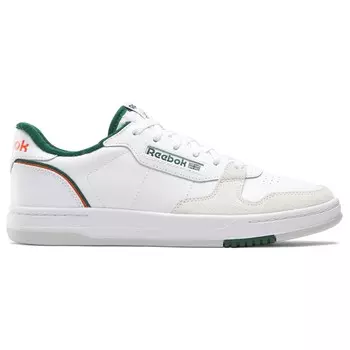 Кроссовки Reebok Phase Court, цвет White/White/Dark Green