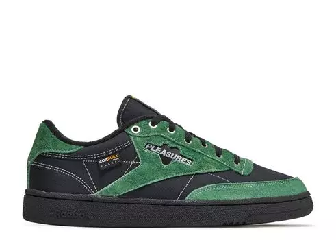 Кроссовки Reebok Pleasures X Club C 85 'Pine Green', зеленый