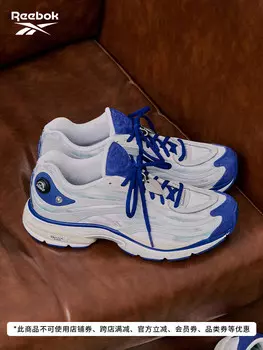 Кроссовки Reebok Premier в стиле ретро, белый / синий