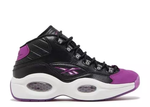 Кроссовки Reebok Question Mid 'Black Aubergine', черный
