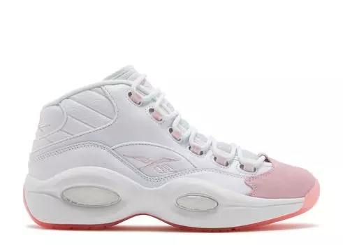 Кроссовки Reebok Question Mid 'Pink Toe', белый