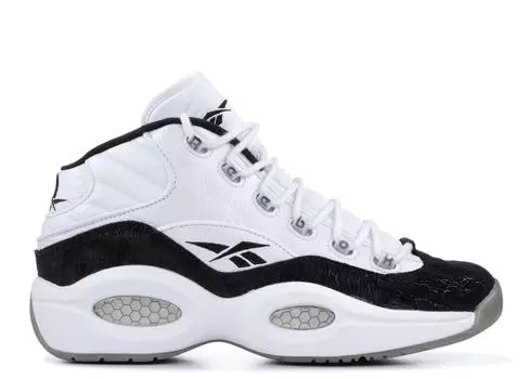 Кроссовки Reebok Question Mid 'White Black', белый