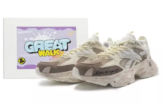 Кроссовки Reebok Royal Bridge Lifestyle Shoes Unisex Low-top Yellow/White, хаки