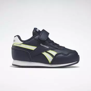 Кроссовки Reebok Royal Classic Jog 3, темно-синий/белый/желтый