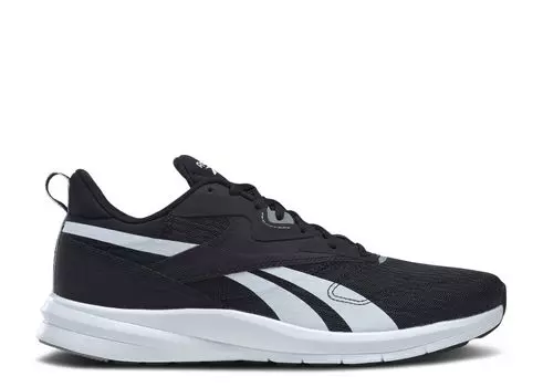 Кроссовки Reebok Runner 4 4E Wide 'Black White', черный