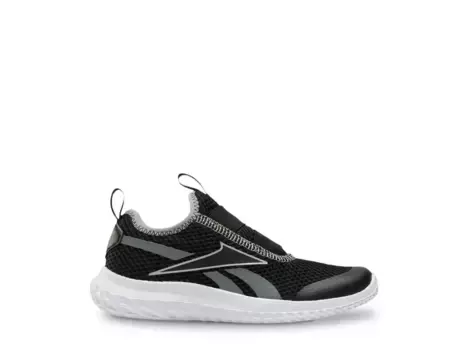 Кроссовки Reebok Rush Runner Slip-On — детские, черные