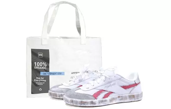Кроссовки Reebok Skateboarding Shoes Unisex Low-top Silver Powder, серебряный