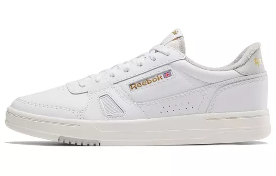 Кроссовки Reebok Skateboarding Shoes Unisex Low-top White/gold, белый