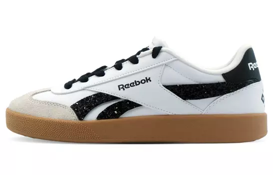 Кроссовки Reebok Skateboarding Shoes Unisex Low-top Black, белый