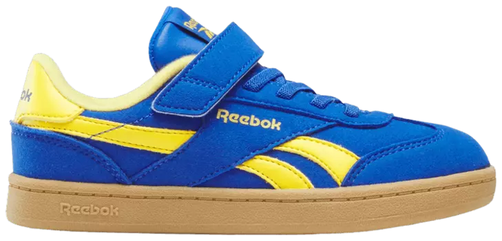 Кроссовки Reebok Smash Edge Elastic Lace & Top Strap Little Kid 'Optimum Blue Golden Haze', синий