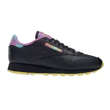 Кроссовки Reebok Smiley Classic Leather, черный/мультиколор