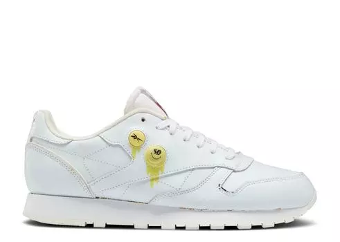 Кроссовки Reebok Smiley X Classic Leather Pump '50Th Anniversary', белый