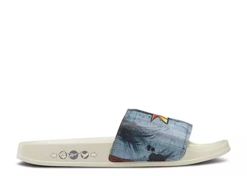 Кроссовки Reebok Street Fighter X Classic Slide 'Train Hard, Game Hard - Foggy Grey', серый